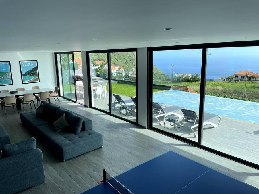 Panoramic View: Lux 3 Bed With Heated Pool Villa Arco da Calheta  Exterior photo